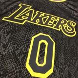 Los Angeles Lakers Black Mamba Great Snake Edition #0 KUZMA 1:1 Quality NBA Season Jerseys