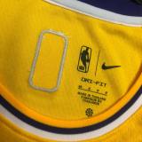 Los Angeles Lakers 75 Year Kobe #24 BRYANT  Yollow NBA Jersey
