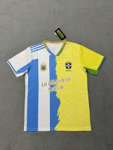 Argentina Brazil  co-branded  Special Edition  Fans  1:1 Quality Soccer Jersey   25-26