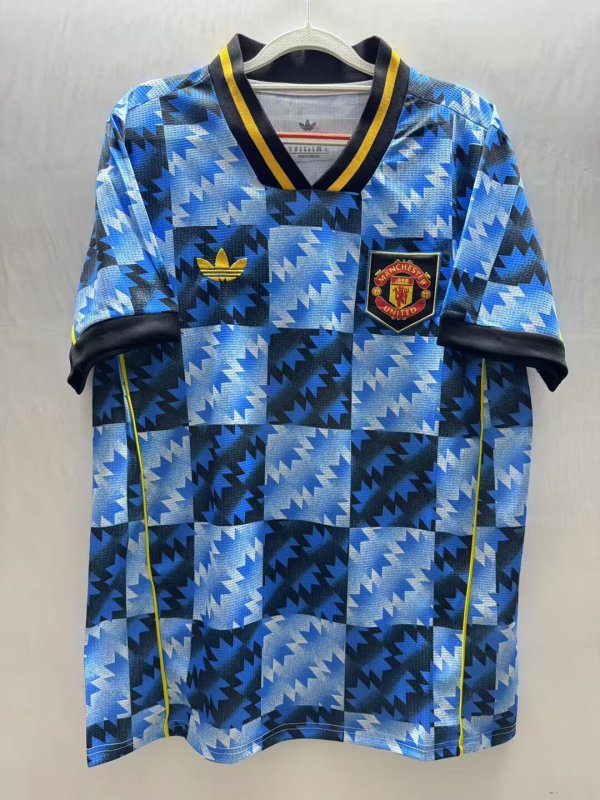 Manchester United Special Edition Blue Fans 1:1 Quality Soccer Jersey   25-26