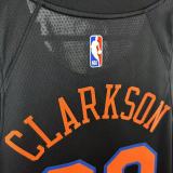 New York Knicks Black #00 CLARKSON NBA Jerseys  25-26