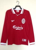 Retro Liverpool long  Home  1:1 Quality Soccer Jersey   1996-1997