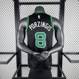 Retro Boston Celtics Black #8 PORZINGIS  1:1 Quality NBA Jerseys  2023