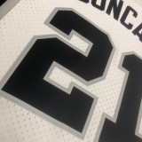 San Antonio Spurs Retro White #21 DUNCAN 1:1 Quality NBA  Season Jerseys 1998-1999