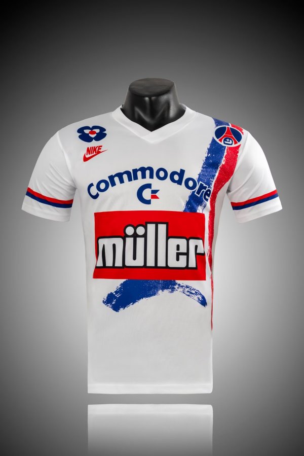 Retro PSG Away Fans 1:1 Quality Soccer Jersey  1991-1992