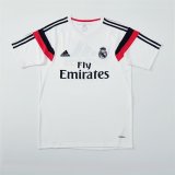 Retro Real Madrid Training  White 1:1 Quality Soccer Jersey   2014-2015