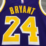 Los Angeles Lakers Kobe #24 BRYANT Purple NBA Jerseys