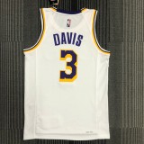 Los Angeles Lakers75 Year  White #3 DAVIS 1:1 Quality NBA Season Jerseys 2022