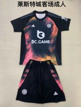 Leicester City away kids  1:1 Quality Soccer Jersey  24-25