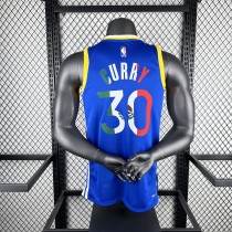 Golden State Warriors Blue Mexico V-Neck #30 GREEN  1:1 Quality NBA Season Jerseys 2023