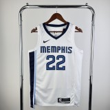 Memphis Grizzlies  White #22 BANE 1:1 Quality NBA Jerseys 2023