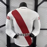 River Plate Home Long  Player   1:1 Quality Soccer Jersey   25-26