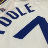 Golden State Warriors White V-Neck #3 POOLE 1:1 Quality NBA Season Jerseys  75 Year