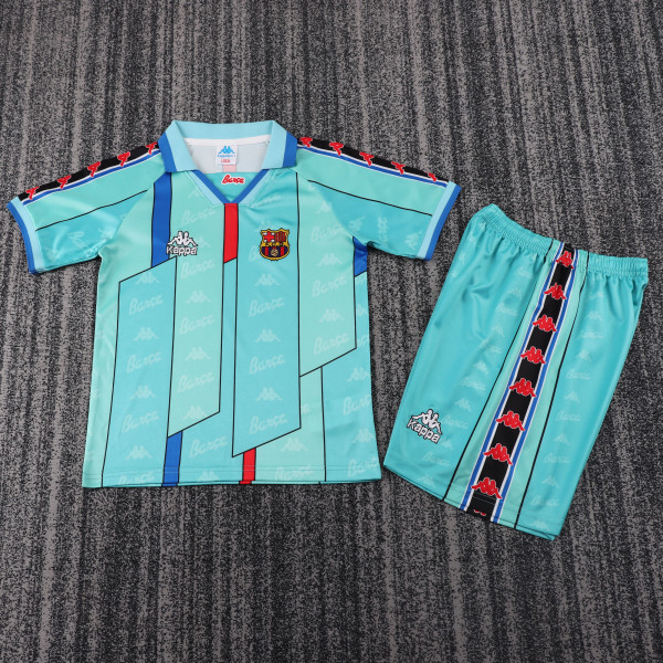 Retro Barcelona away kids 1:1 Quality Soccer Jersey 1996-1997