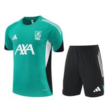 Liverpool  Training  Green Fans Kits  1:1 Quality Soccer Jersey 25-26 (Kids And Man )