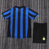 Retro Inter Milan  home Kids 1:1 Quality Soccer Jersey  1998-1999
