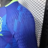 Brazil away long  player 1:1 Quality Soccer Jersey 25-26