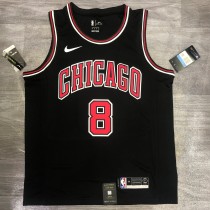 Chicago Bulls Black #8 LAVINE 1:1 Quality NBA  Season Jerseys