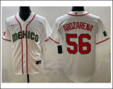 MLB mexico White #56  AROZARENA 1:1 Quality Baseball  Jerseys  World Cup