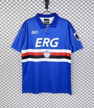 Retro Sampdoria Fans 1:1 Quality Soccer Jersey 1993-1994