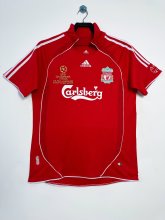 Retro Liverpool Home UEFA Champions 1:1 Quality Soccer Jersey   2006-2008