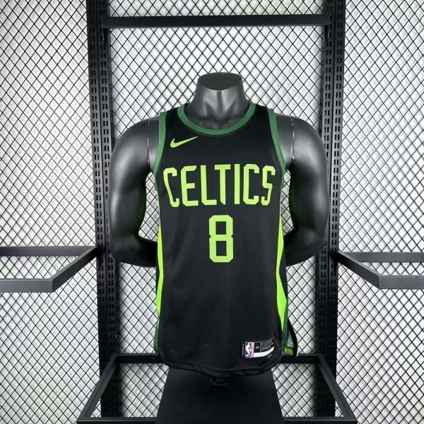Boston Celtics City Edition  #8 PORZINGIS  NBA Jerseys  2025