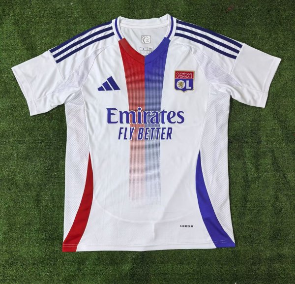 Olympique Lyonnais（OL） home  Fans 1:1 Quality Soccer Jersey   24-25