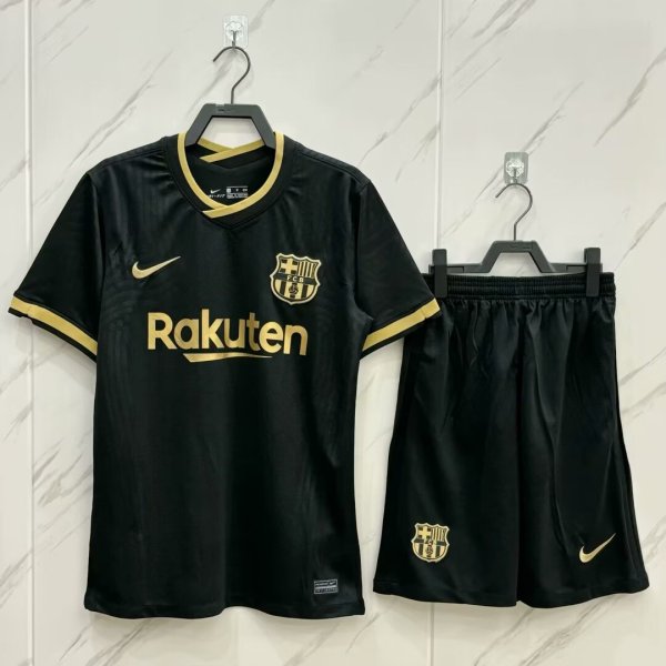 Retro Barcelona away   kits suit  Fans   1:1 Quality Soccer Jersey    2020-2021