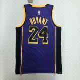 Los Angeles Lakers Kobe #24 BRYANT Purple NBA Jerseys 2023