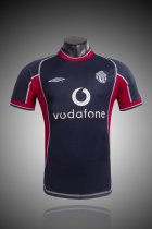 Retro Manchester United Away  1:1 Quality Soccer Jersey  2000-2001