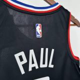 Los Angeles Clippers Black #3 PAUL 1:1 Quality NBA  Season Jerseys 2023