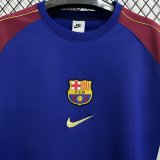 Barcelona Hoodie Blue Jacket  Tracksuit  1:1 Quality Soccer Jersey  25-26