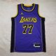 Los Angeles Lakers Kids Purple Announced version  #77 DONCIC  1:1 Quality NBA Jerseys