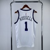 Los Angeles Lakers City Edition White #1 RUSSELL 1:1 Quality NBA Season Jerseys  2023
