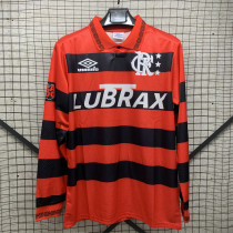 Retro Flamengo home long 1:1 Quality Soccer Jersey   1994-1995