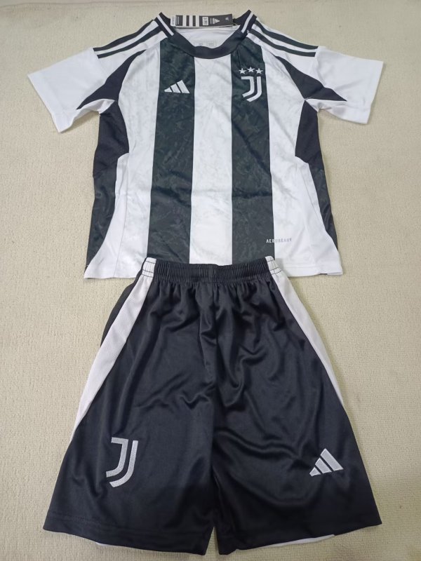 Juventus Home Kids 1:1 Quality Soccer Jersey   24-25