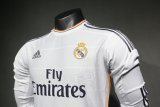 Retro  Real Madrid player  long  Home  1:1 Quality Soccer Jersey  2013-2014