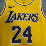 Los Angeles Lakers Yollow Kobe #24 BRYANT 1:1 Quality NBA Season Jerseys  2023