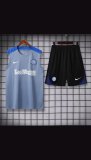 Inter Milan Training clothing Vest set 1:1 Quality Soccer Jersey    24-25