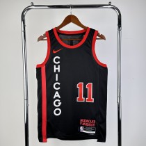 Chicago Bulls Black City Edition #11 DEROZAN 1:1 Quality NBA  Season Jerseys 2024