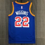 Golden State Warriors Blue Retro #22 WIGGINS 1:1 Quality NBA Season Jerseys 75 Year