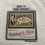 Los Angeles Lakers Kobe #24 BRYANT Mitchell & Ness 2009-10 White Hardwood Classics Swingman NBA Jerseys
