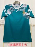 Retro Mexico home green 1:1 Quality Soccer Jersey   1990