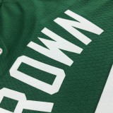 Retro Boston Celtics 75 Year Green #7 BROWN  1:1 Quality NBA Jerseys  2022