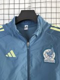 Mexico  Windbreaker  Blue 1:1 Quality Soccer Jersey  25-26