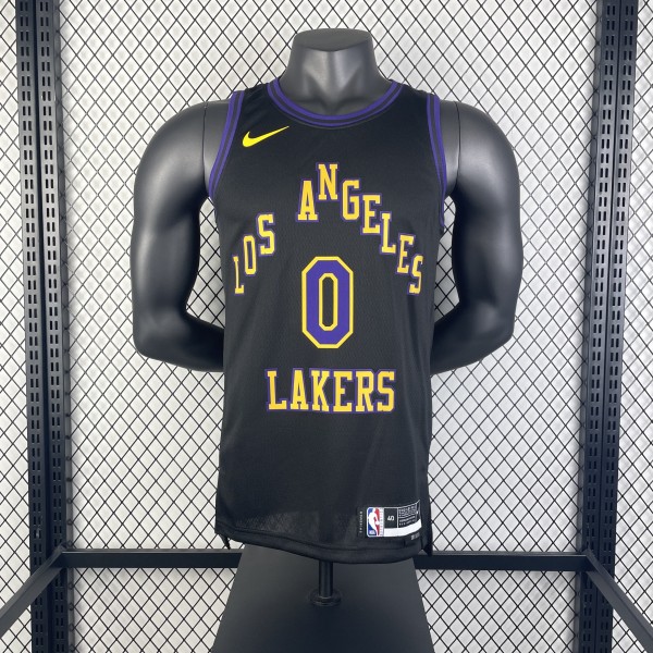 Los Angeles Lakers City Edition  Black #0 WESTBROOK 1:1 Quality NBA Season Jerseys 2026