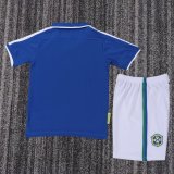 Retro Brazil  away Kids  Fans    1:1 Quality Soccer Jersey  1997