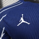 PSG Paris three away long player   1:1 Quality Soccer Jersey   24-25