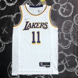 Los Angeles Lakers  75 Year  White  #11 IRVING 1:1 Quality NBA Season Jerseys