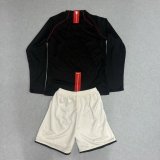 Retro Manchester United Away long   Kids 1:1 Quality Soccer Jersey   2007-2008